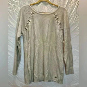 Calvin Klein shell lace sweater